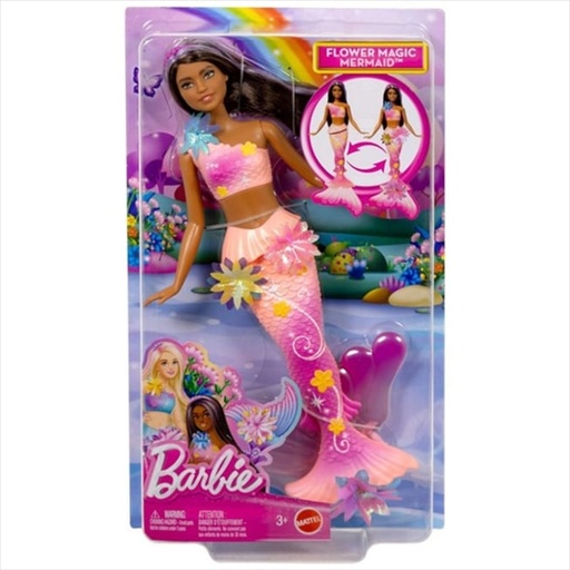[MTJDM73] BARBIE JDM73 FLOWER MAGIC MERMAID BRUNETTE