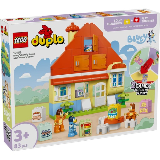 [LG10459] LEGO 10459 BLUEY'S FAMILY HOUSE WITH MEMORY GAME