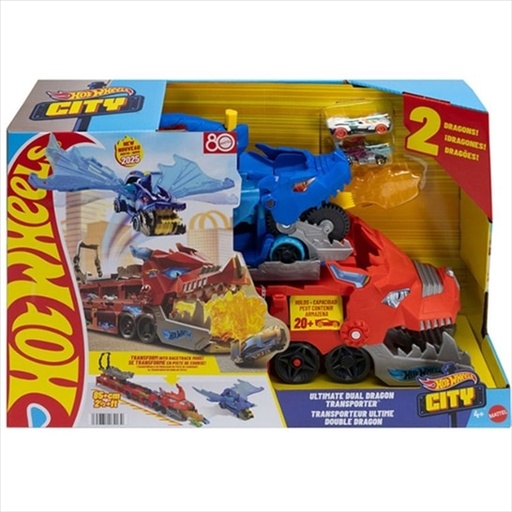 [MTJBM72] HOT WHEELS JBM72 ULTIMATE DUAL DRAGON TRANSPORTER