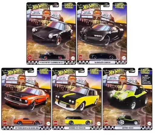 HOT WHEELS BOULEVARD #121-125 SET OF 5