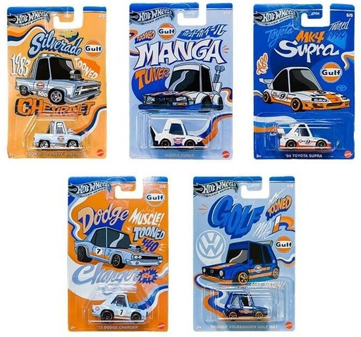 HOT WHEELS TOONED SET OF 5