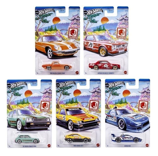 HOT WHEELS J-IMPORTS SET OF 5