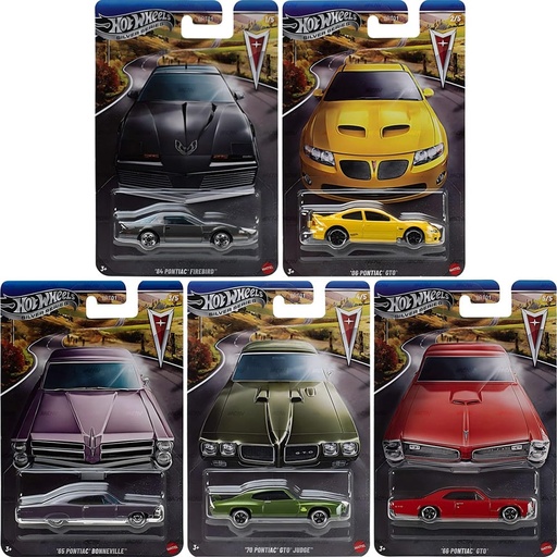 HOT WHEELS PONTIAC SET OF 5