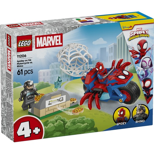 [LG11206] LEGO 11206 SPIDEY ON HIS MOTORCYCLE VS. RHINO