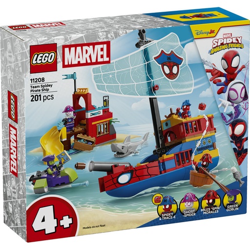 [LG11208] LEGO 11208 TEAM SPIDEY PIRATE SHIP