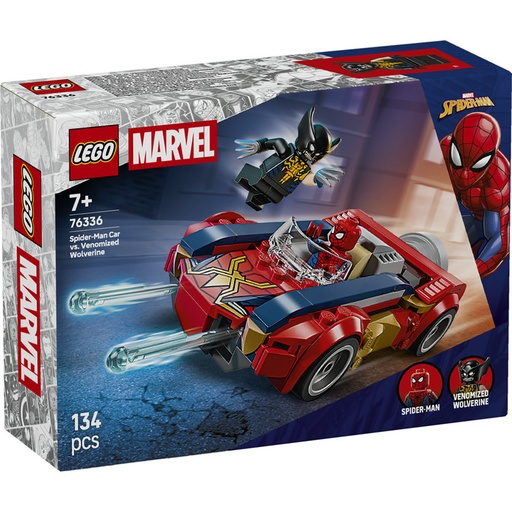 [LG76336] LEGO 76336 SPIDER-MAN CAR VS. VENOMIZED
WOLVERINE