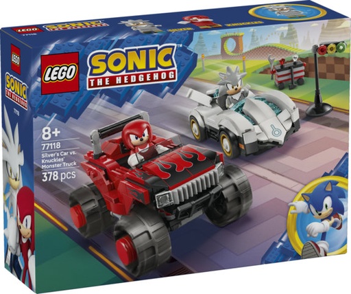 [LG77118] LEGO 77118 SILVER'S CAR VS. KNUCKLES' MONSTER TRUCK