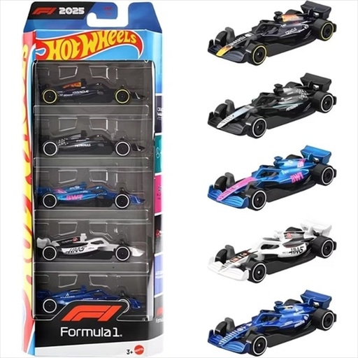 [MTJLN11] HOT WHEELS JLN11 F1 SET OF 5