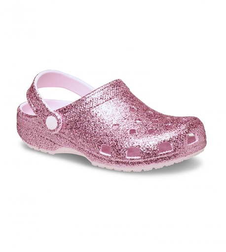 CROCS GLITTER CLOG K PINK 211939-6ZW