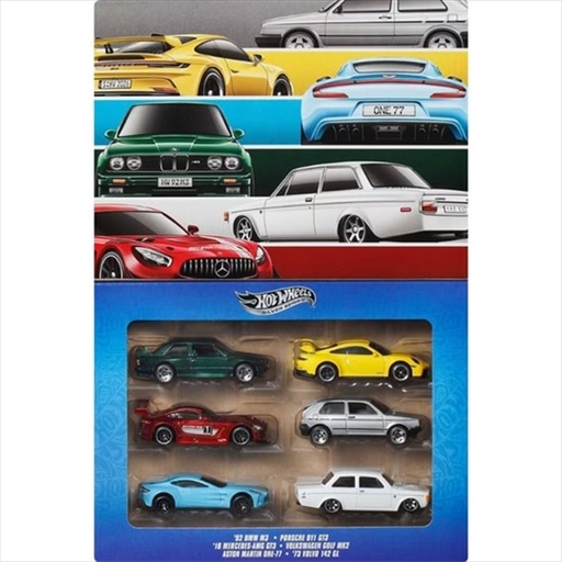 [MTJLB25] HOT WHEELS JLB25 EURO STYLE 6-PACK