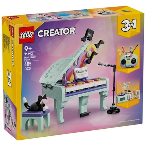 [LG31392] LEGO 31392 MUSIC DECOR PIANO WITH CAT