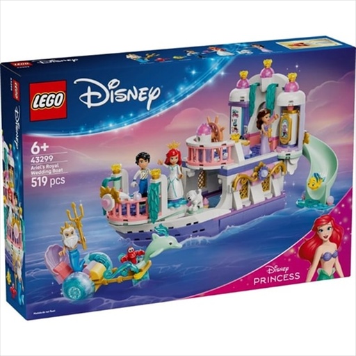 [LG43299] LEGO 43299 ARIEL'S ROYAL WEDDING BOAT