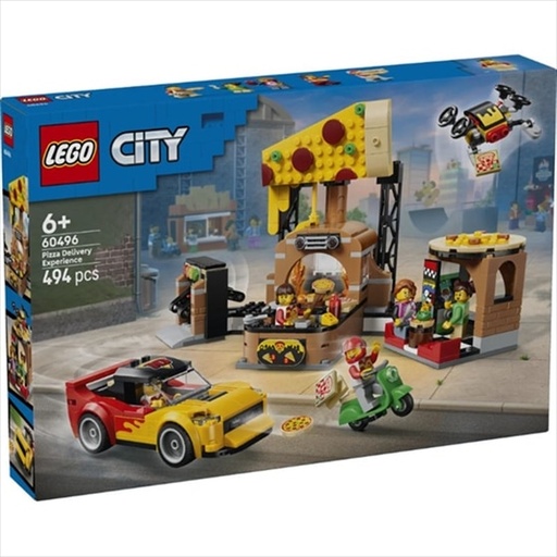[LG60496] LEGO 60496 PIZZA DELIVERY EXPERIENCE WITH
VEHICLES