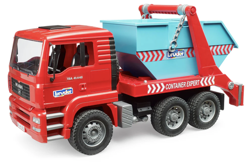 [BR2741] BRUDER MAN TGA SKIP LOADER