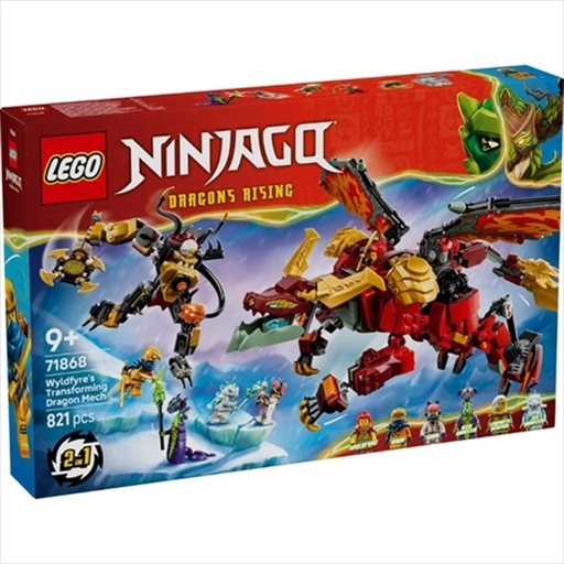 [LG71868] LEGO 71868 WYLDFYRE'S TRANSFORMING DRAGON MECH