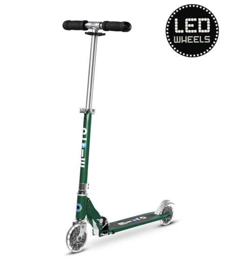[MRSA0208] SCOOTER MICRO SPRITE FOREST GREEN LED